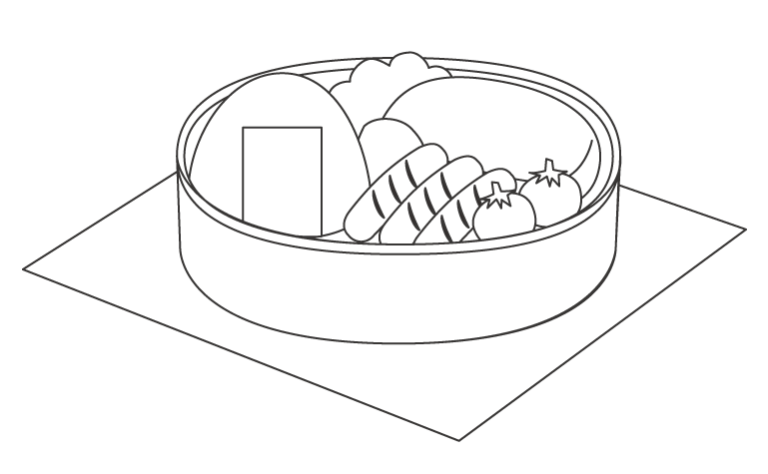 料理のタグのぬりえ素材 | ぬりえパーク - 2