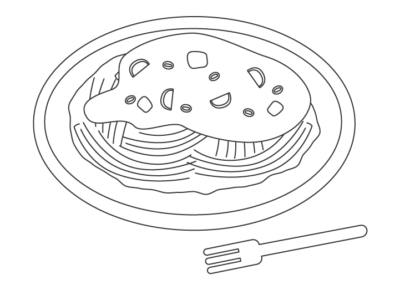 食べ物のタグのぬりえ素材 | ぬりえパーク - 7