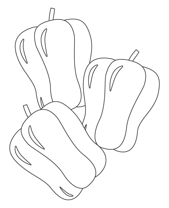 野菜のタグのぬりえ素材 ぬりえパーク