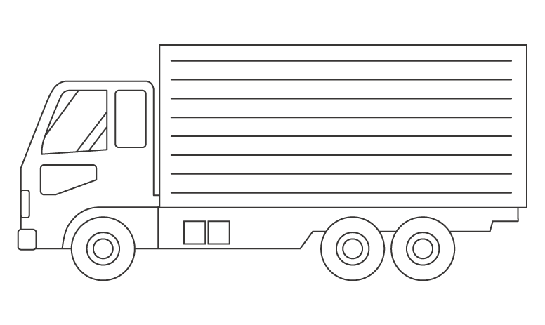 イラスト トラック トラック