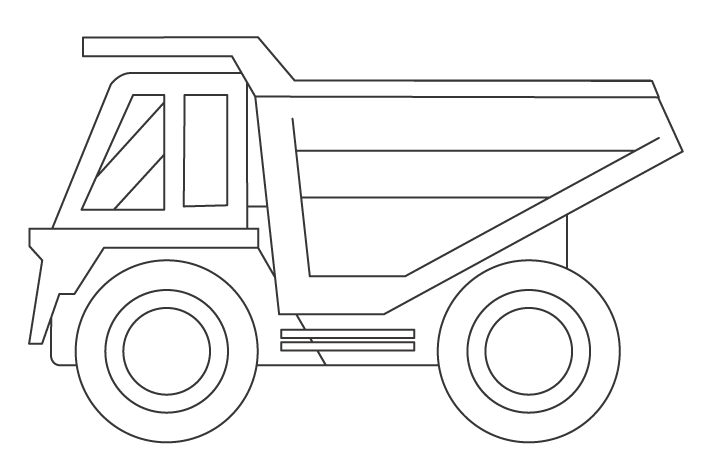 乗り物 交通のぬりえ素材 ぬりえパーク