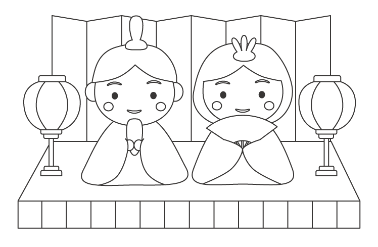 イラスト 簡単 お雛様 ひな祭りに簡単に描ける、かわいいイラストの描き方を紹介｜子育て情報メディア「KIDSNA(キズナ)」