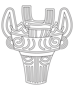 縄文土器のぬりえ