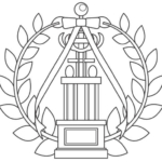 優勝トロフィー／月桂冠のぬりえ